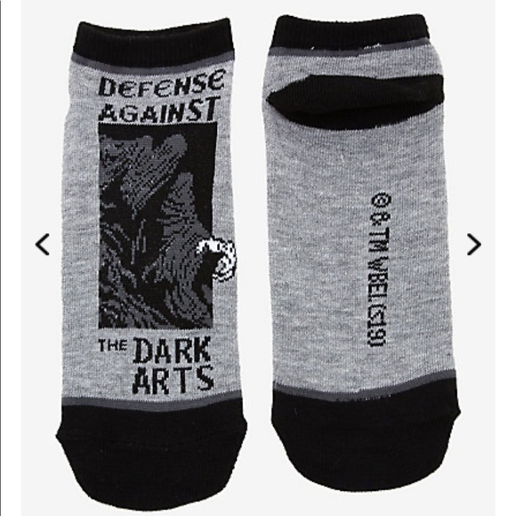 HARRY POTTER Dark Arts No Show Socks NEW - Picture 2 of 2